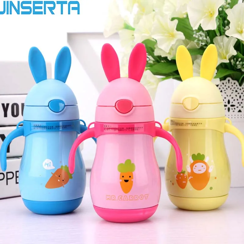 JINSERTA Toddler Infant Thermo Cup Kids Baby Thermos Bottle Cute Strap Cartoon Stainless Steel Lovely Water Cup with Straw
JINSERTA Toddler Infant Thermo Cup Kids Baby Thermos Bottle Cute Strap Cartoon Stainless Steel Lovely Water Cup with Straw