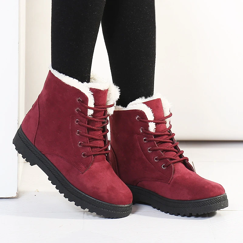 QMJHVX Women Boots, Winter Snow Hels Suede Plus velvet Women Boots lace up For Women Botines Botas Mujer Feminina Dropshipping
QMJHVX Women Boots, Winter Snow Hels Suede Plus velvet Women Boots lace up For Women Botines Botas Mujer Feminina Dropshipping