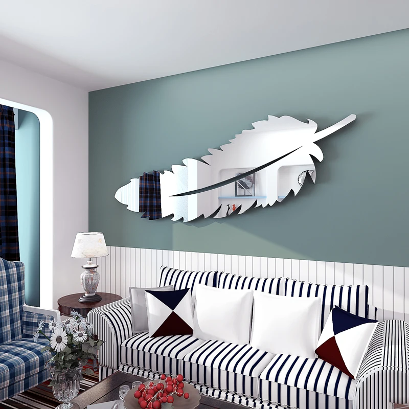 Mirror Feather 3D Crystal Wall Sticker living room Entrance TV sofa Background wall Self-adhesive Decorative stickers wallpaper
Mirror Feather 3D Crystal Wall Sticker living room Entrance TV sofa Background wall Self-adhesive Decorative stickers wallpaper