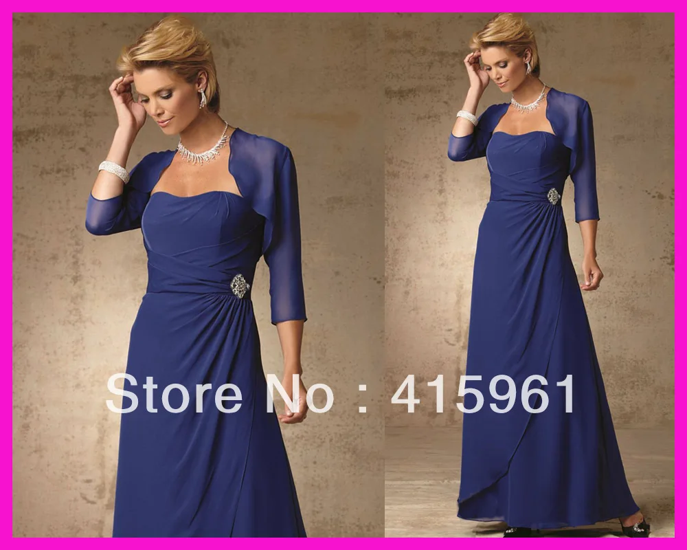 Modest Plus Size Full Length Chiffon Mother of the Bride Dress Gown With Jacket M1544
Modest Plus Size Full Length Chiffon Mother of the Bride Dress Gown With Jacket M1544