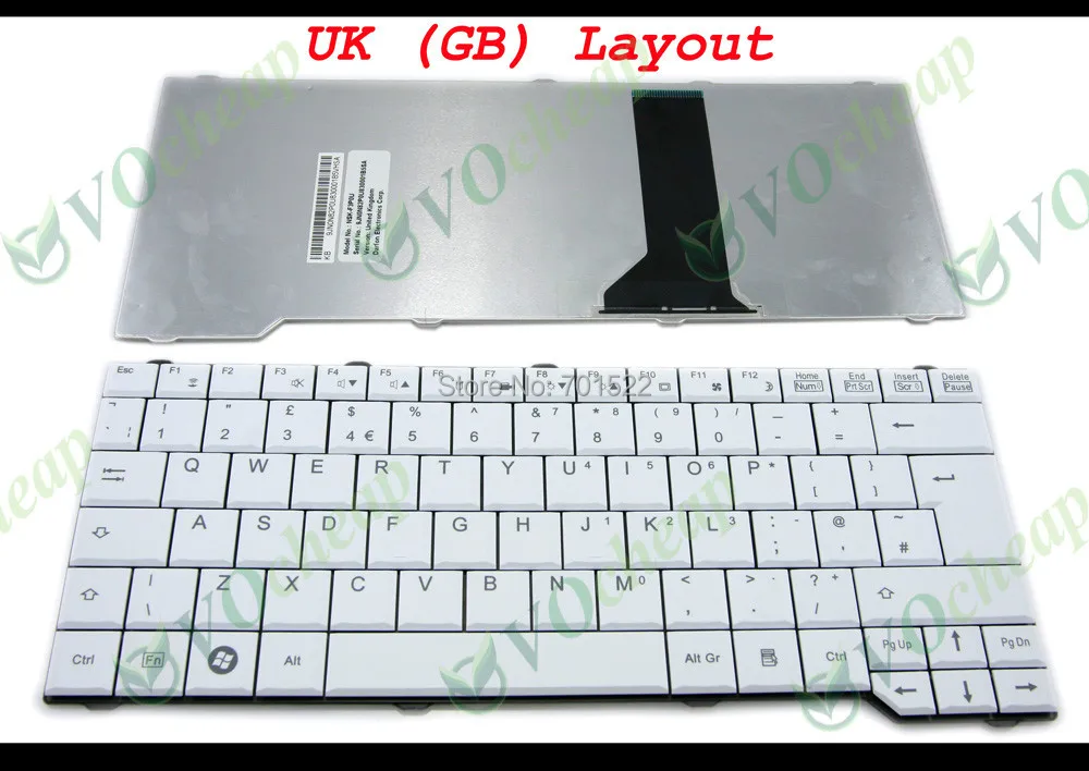 New Laptop keyboard for Fujitsu Amilo Pa 3515 Pa3515 Pa 3553 Pa3553 Sa 3650 Sa3650 Esprimo Mobile V6505 V6545 6555 White UK GB
New Laptop keyboard for Fujitsu Amilo Pa 3515 Pa3515 Pa 3553 Pa3553 Sa 3650 Sa3650 Esprimo Mobile V6505 V6545 6555 White UK GB