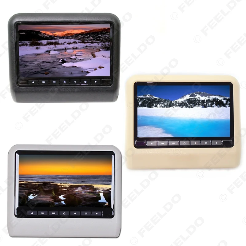 FEELDO 2Pcs Digital HD 9" Car Headrest LCD Monitor Hanging DVD Player With FM USB SD Game 3-Color #FD-3858
FEELDO 2Pcs Digital HD 9" Car Headrest LCD Monitor Hanging DVD Player With FM USB SD Game 3-Color #FD-3858