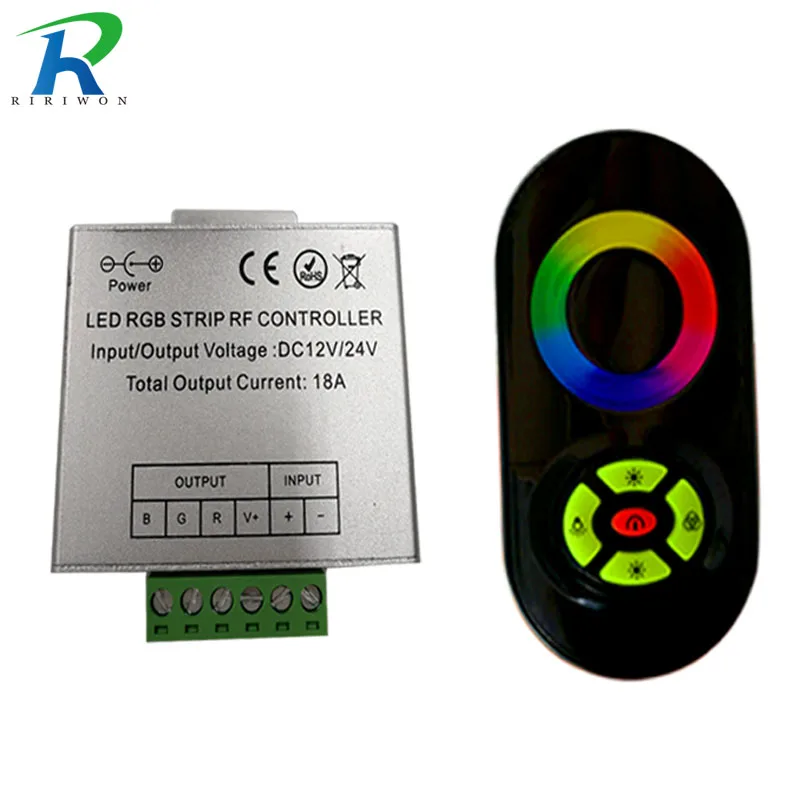 RiRi won LED RF tough controller dc12v wireless light switch screen controller for full color strip lighting rgb
RiRi won LED RF tough controller dc12v wireless light switch screen controller for full color strip lighting rgb