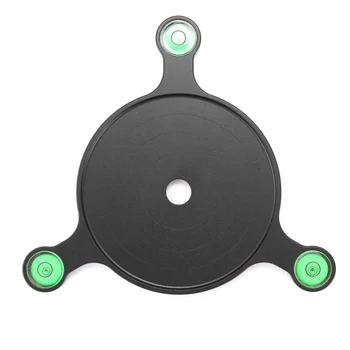 Triple Add-on Offset 3 Bubble Spirit Level Plate 76mm Dia For Tripod Head Camera
Triple Add-on Offset 3 Bubble Spirit Level Plate 76mm Dia For Tripod Head Camera