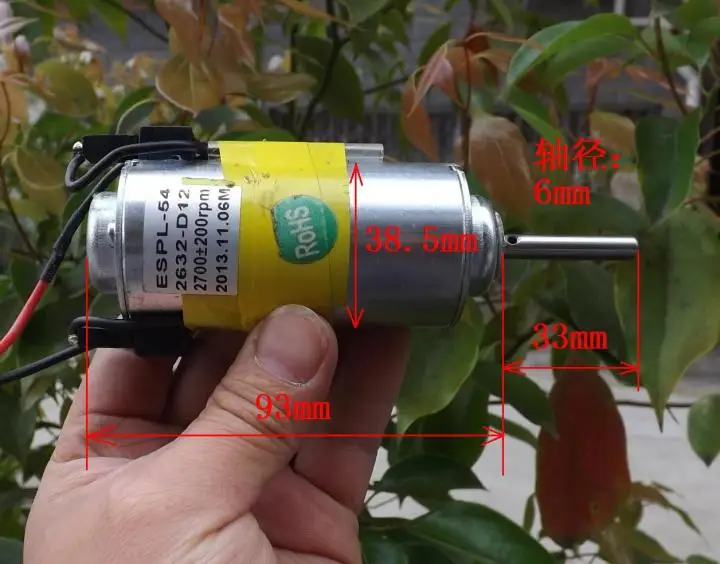 Adjustable Speed 12V 2700rpm Cotton Candy Machine DC Motor Wind Turbine Generator DIY
Adjustable Speed 12V 2700rpm Cotton Candy Machine DC Motor Wind Turbine Generator DIY