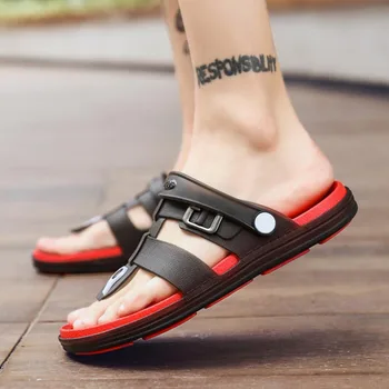 Summer New Slippers Men'S Flip-Flops Light and Soft Bottom Pin Beach Fashion Slippers Red Yellow Brown Three Colors Optional
Summer New Slippers Men'S Flip-Flops Light and Soft Bottom Pin Beach Fashion Slippers Red Yellow Brown Three Colors Optional