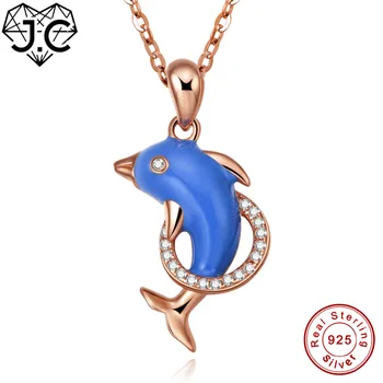 J.C Lady's High Quality Dolphin Design White Topaz Solid 925 Sterling Silver Pendant Fine Jewelry for Women Christmas Gifts
J.C Lady's High Quality Dolphin Design White Topaz Solid 925 Sterling Silver Pendant Fine Jewelry for Women Christmas Gifts