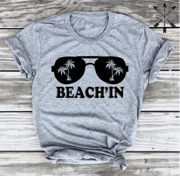 Beach'in T-shirt Vacation shirt Aloha Beaches Getaway funny slogan women fashion cotton summer grunge tumblr cotton tees shirts
Beach'in T-shirt Vacation shirt Aloha Beaches Getaway funny slogan women fashion cotton summer grunge tumblr cotton tees shirts