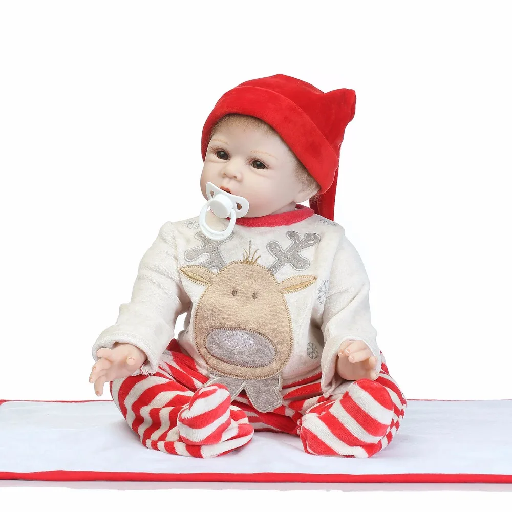 22 inch 55CM NPK Reborn babies silicone vinyl dolls handmade realistic lovely newborn baby xmas gift doll reborn
22 inch 55CM NPK Reborn babies silicone vinyl dolls handmade realistic lovely newborn baby xmas gift doll reborn