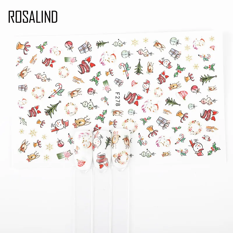 ROSALIND Nail Art Nail Sticker Christmas Santa Art Water Transfer Stickers Decals for Manicuire Nail Decoration Foil Nail Art
ROSALIND Nail Art Nail Sticker Christmas Santa Art Water Transfer Stickers Decals for Manicuire Nail Decoration Foil Nail Art