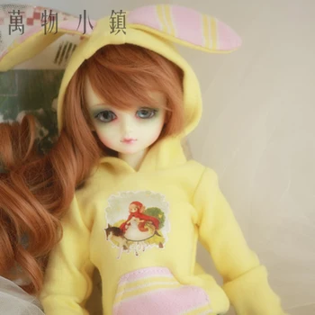 New Lovely Rabbit Ear Yellow Shirt/Hoodie For 1/3 1/4 1/6 BJD SD MSD YOSD Clothes
New Lovely Rabbit Ear Yellow Shirt/Hoodie For 1/3 1/4 1/6 BJD SD MSD YOSD Clothes
