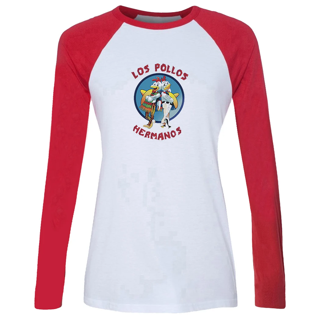 Funny LOS POLLOS HERMANOS Breaking Bad the chicken brothers Cotton White Gray Rad Design Women's Lady Print T-Shirt Graphic Tee
Funny LOS POLLOS HERMANOS Breaking Bad the chicken brothers Cotton White Gray Rad Design Women's Lady Print T-Shirt Graphic Tee
