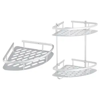 Triangle Bathroom Shower Shelf Storage Basket Holder Kitchen Bathroom Decor Single/Double Layer
Triangle Bathroom Shower Shelf Storage Basket Holder Kitchen Bathroom Decor Single/Double Layer