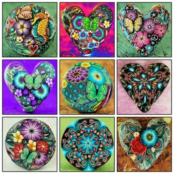 DIY Diamond Painting Flowers & Heart Rhinestones Cross Stitch Full Square Round Diamond Embroidery Art & Crafts Diamond Mosaic
DIY Diamond Painting Flowers & Heart Rhinestones Cross Stitch Full Square Round Diamond Embroidery Art & Crafts Diamond Mosaic