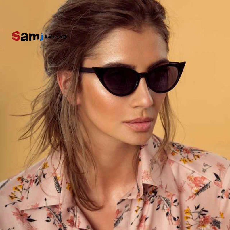 Samjune Cat Eye Sunglasses For Women Red Small Vintage Cateye Women Sun Glasses Retro Ladies Shades oculos de sol feminino 2018
Samjune Cat Eye Sunglasses For Women Red Small Vintage Cateye Women Sun Glasses Retro Ladies Shades oculos de sol feminino 2018