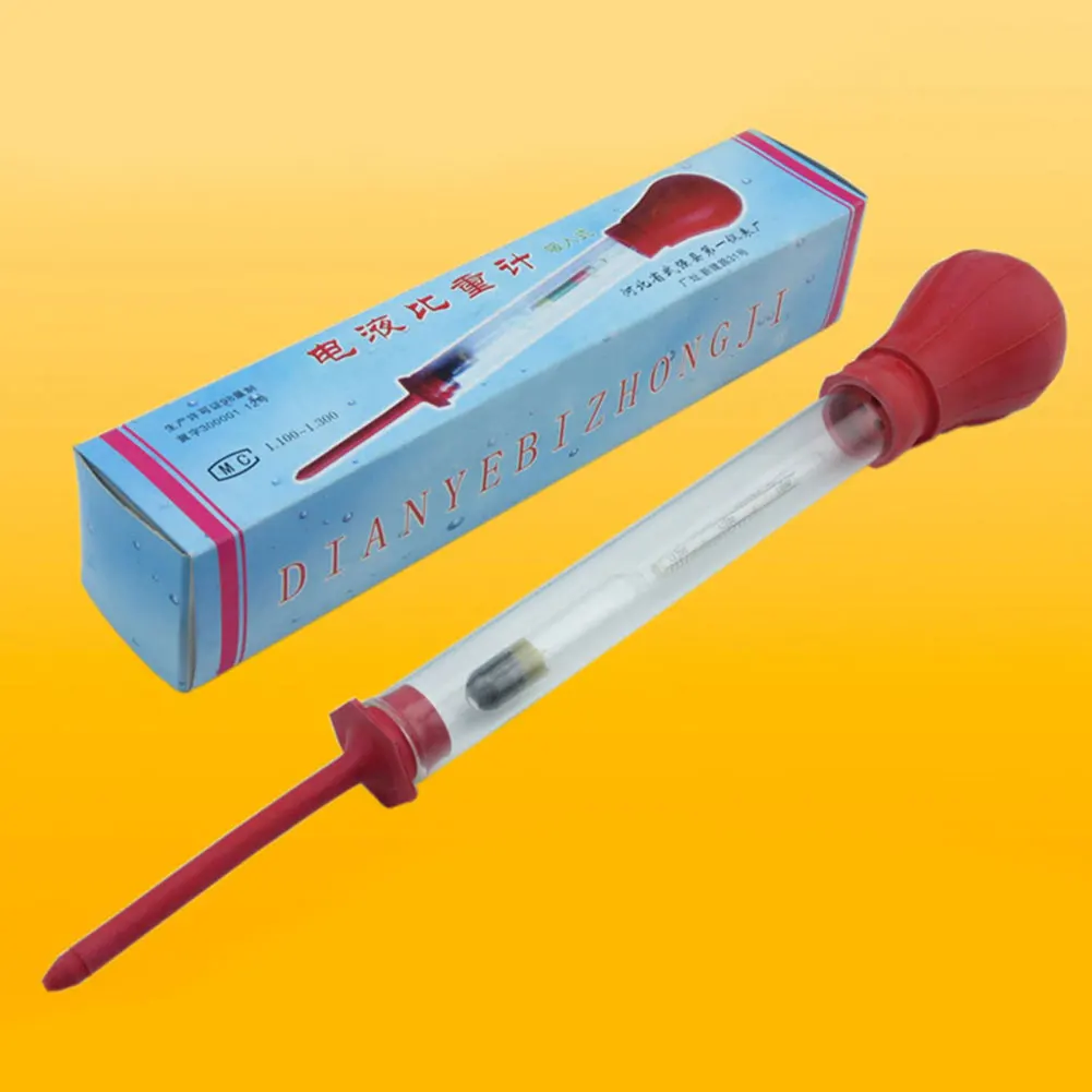 1.1-1.3 Suction Type Tool Battery Hydrometer Measuring Lead Flooded Densitometer Tester Acid Electrolyte Colored Zone Storage
1.1-1.3 Suction Type Tool Battery Hydrometer Measuring Lead Flooded Densitometer Tester Acid Electrolyte Colored Zone Storage