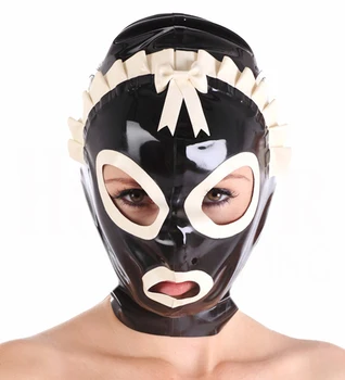 Unisex Sexy Latex Rubber Hoods Mask With Lace Trim Plus Size Hot Sale Customize service
Unisex Sexy Latex Rubber Hoods Mask With Lace Trim Plus Size Hot Sale Customize service