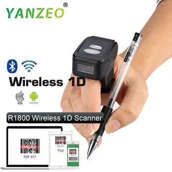 Yanzeo R1800 Super Convenient Portable Wearable Finger Mini Ring 2.4G 1D Bluetooth BarCode Scanner
Yanzeo R1800 Super Convenient Portable Wearable Finger Mini Ring 2.4G 1D Bluetooth BarCode Scanner