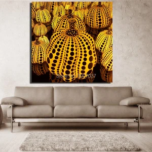 Yayoi Kusama Pumpkin Canvas Art Modern Handmade Oil Paintings Gifts Wall Art Quotes Bedroom Decor Cuadros Decoracion Frameless Yayoi Kusama Pumpkin Canvas Art Modern Handmade Oil Paintings Gifts Wall Art Quotes Bedroom Decor Cuadros Decoracion Frameless
