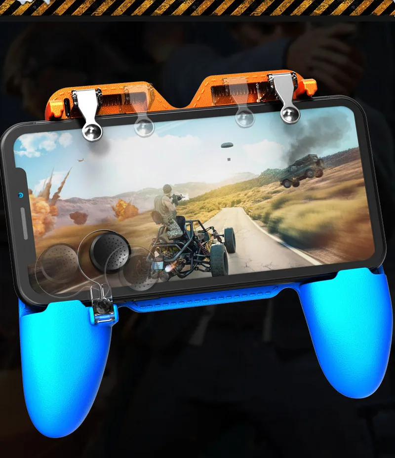 2019 New W19 Gaming Gamepad Mobiele Gamepad Joystick Metalen L1 R1 PUBG Trigger Game Shooter Controller for IPhone Android Phone
2019 New W19 Gaming Gamepad Mobiele Gamepad Joystick Metalen L1 R1 PUBG Trigger Game Shooter Controller for IPhone Android Phone