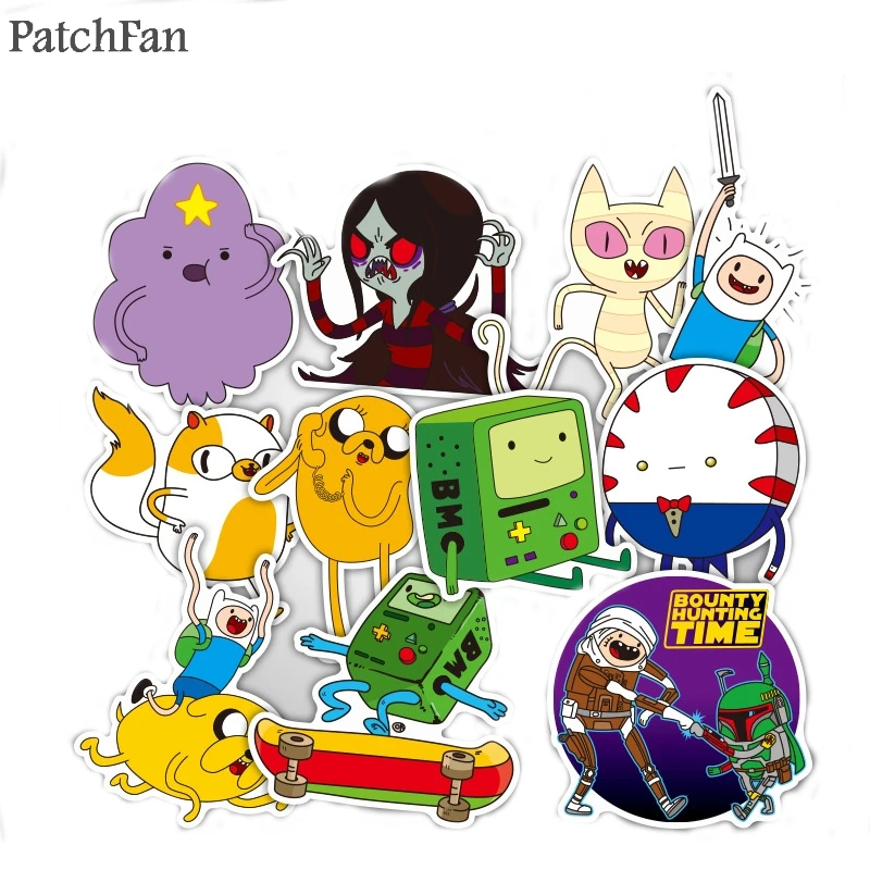 Patchfan 29pcs Adventure time Pvc Waterproof cartoon Stickers For scrapbooking Skateboard Phone Laptop Bicycle Wall Guitar A0708 
Patchfan 29pcs Adventure time Pvc Waterproof cartoon Stickers For scrapbooking Skateboard Phone Laptop Bicycle Wall Guitar A0708