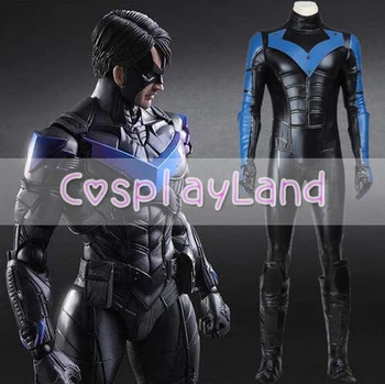 Batman Nightwing Cosplay Costume Arkham City Richard John Dick Grayson Suit Halloween Cosplay Costume Custom Made Jumpsuit
Batman Nightwing Cosplay Costume Arkham City Richard John Dick Grayson Suit Halloween Cosplay Costume Custom Made Jumpsuit