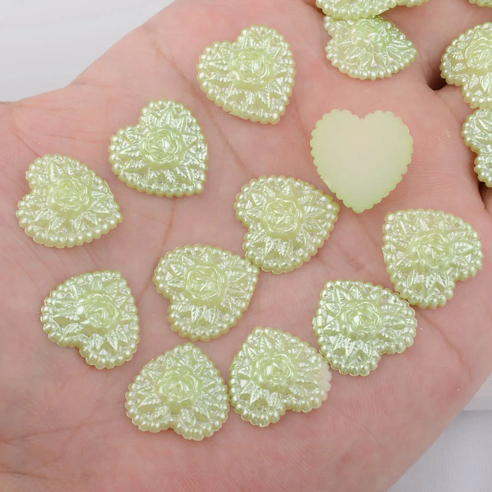 BOLIAO 15Pcs 17*17 mm( 0.67*0.67 in ) Pattern Green Heart Shape Resin FlatBack Resin Delicate Clothes/Wedding Home Decor No Hole
BOLIAO 15Pcs 17*17 mm( 0.67*0.67 in ) Pattern Green Heart Shape Resin FlatBack Resin Delicate Clothes/Wedding Home Decor No Hole