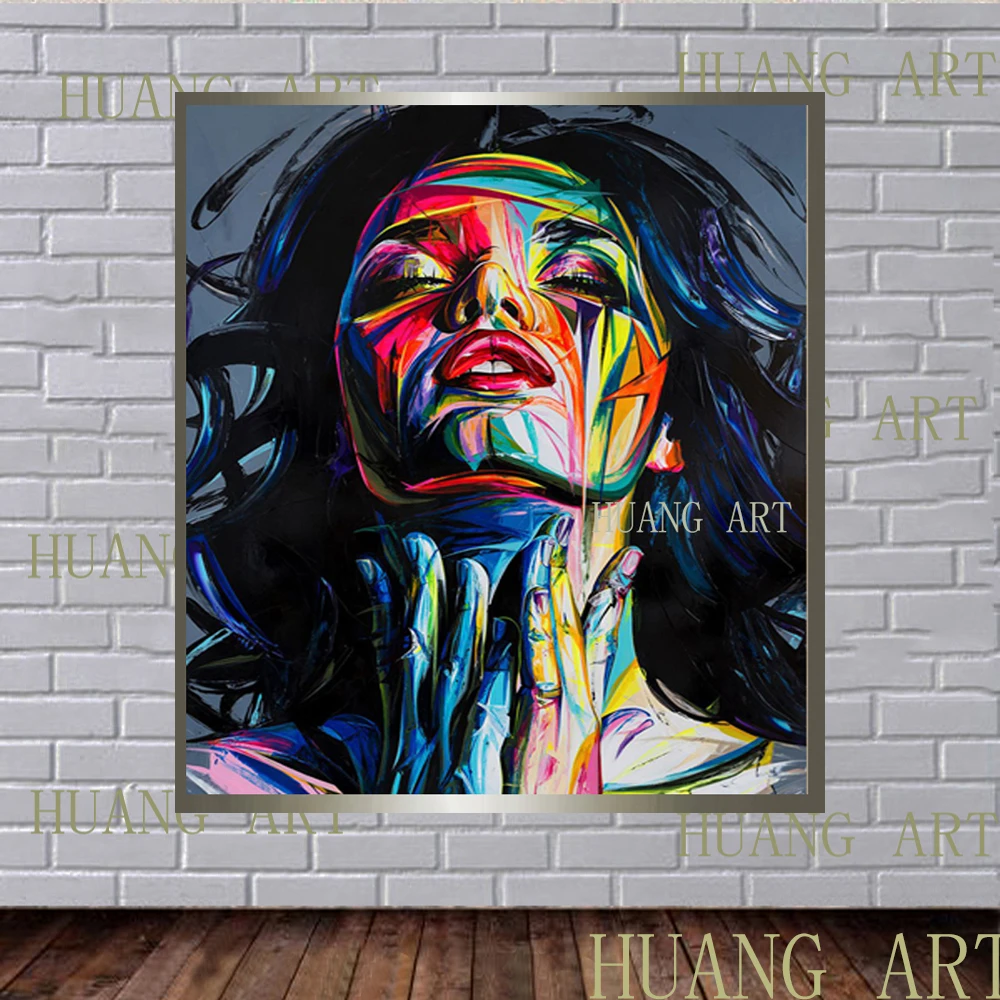 Visual Art Decor Abstract Sexy Woman Portrait Painting on Canvas Home Wall Decoration Art Framed Picture Artwork Ready to Hang
Visual Art Decor Abstract Sexy Woman Portrait Painting on Canvas Home Wall Decoration Art Framed Picture Artwork Ready to Hang
