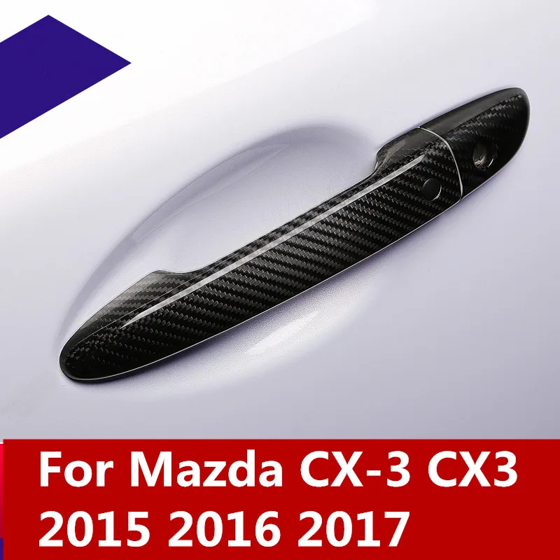 For Mazda CX-3 CX3 2015 2016 2017 Real carbon fiber door handle Car Auto Accessories Door Handle Cover Trim Protector Cover
For Mazda CX-3 CX3 2015 2016 2017 Real carbon fiber door handle Car Auto Accessories Door Handle Cover Trim Protector Cover