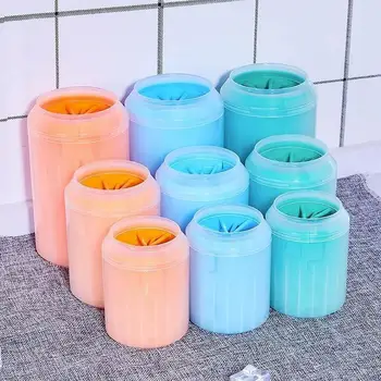 Dog Paw Cleaner Cup Soft Silicone Combs Portable Pet Foot Washer Cup Paw Clean Brush Quickly Wash Dirty Cat Foot Cleaning Bucket
Dog Paw Cleaner Cup Soft Silicone Combs Portable Pet Foot Washer Cup Paw Clean Brush Quickly Wash Dirty Cat Foot Cleaning Bucket