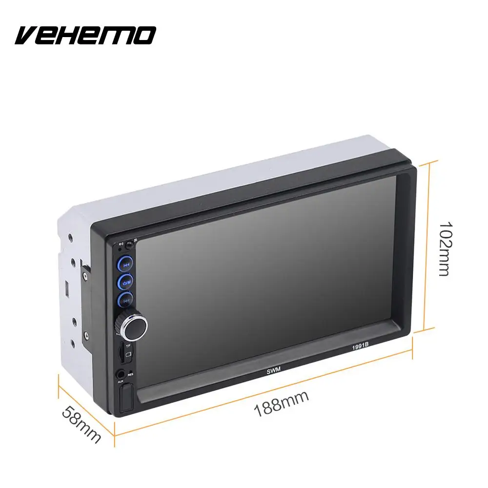 Vehemo FM/USB/AUX Car MP5 Player MP5 Player Support TF Card Auto MP5 Player Smart Flexible Automotive
Vehemo FM/USB/AUX Car MP5 Player MP5 Player Support TF Card Auto MP5 Player Smart Flexible Automotive