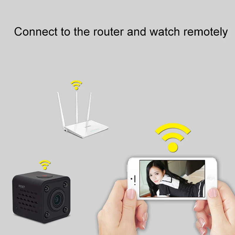 2018 новая 1080P 360-градусная широкоугольная беспроводная Wi-Fi Веб-камера со