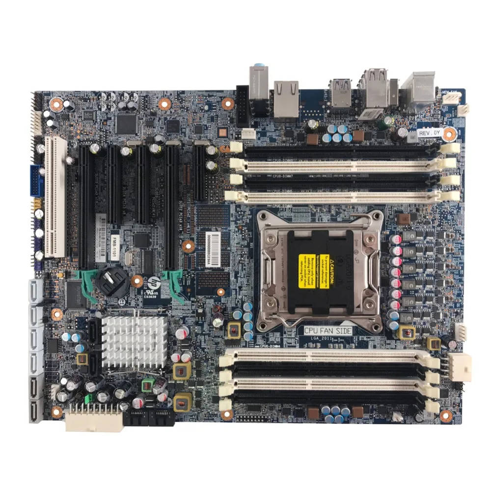 original motherboard for hp X79 Z620 Z420 Single-channel motherboard C602 chip supports E5-2680V1 V2 CPU
original motherboard for hp X79 Z620 Z420 Single-channel motherboard C602 chip supports E5-2680V1 V2 CPU