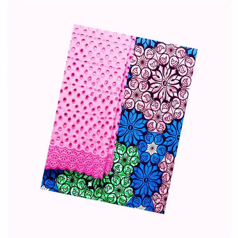 DF!(2+2.5yards/set ) high quality embroidered African wax lace fabric plus French net lace set 2019 new design for party! J50831
DF!(2+2.5yards/set ) high quality embroidered African wax lace fabric plus French net lace set 2019 new design for party! J50831