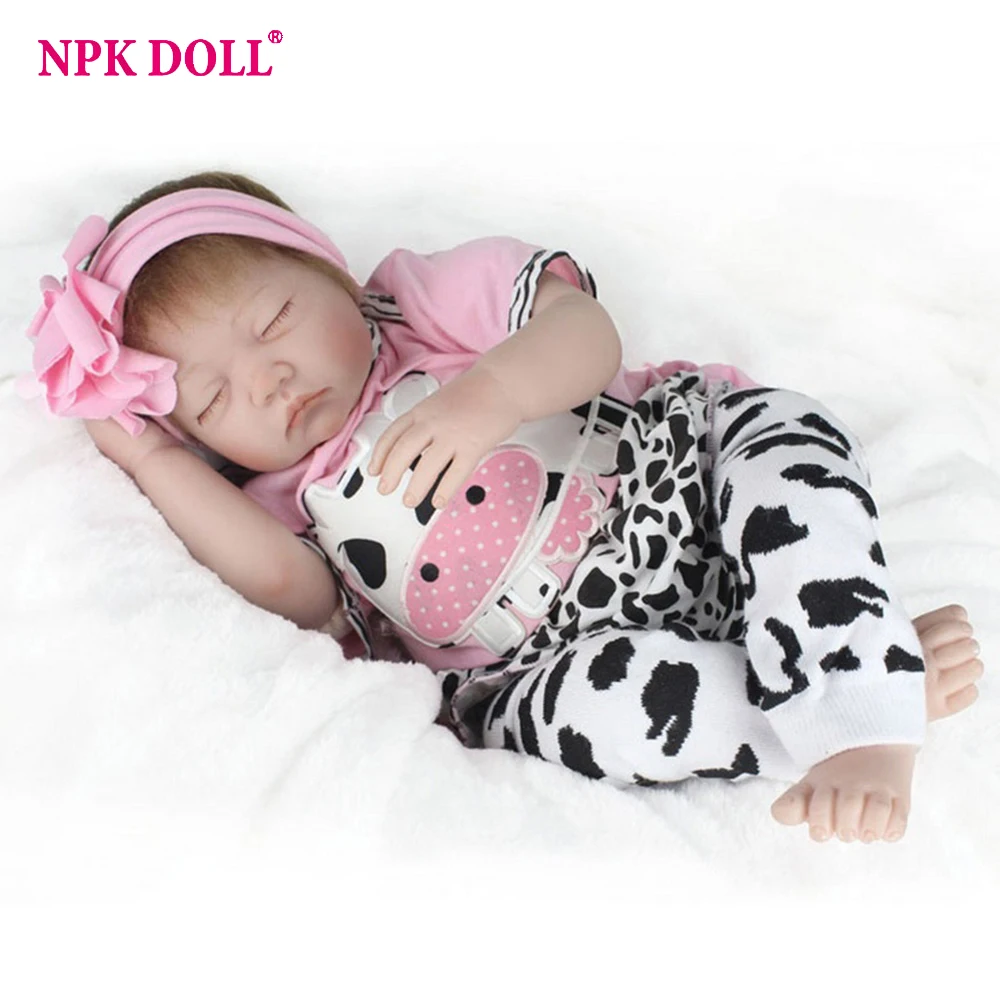 NPKDOLL 22'' 55cm Silicone Reborn Baby Doll Kids Accompany Newborn Realistic Dolls Baby Christmas Gift
NPKDOLL 22'' 55cm Silicone Reborn Baby Doll Kids Accompany Newborn Realistic Dolls Baby Christmas Gift