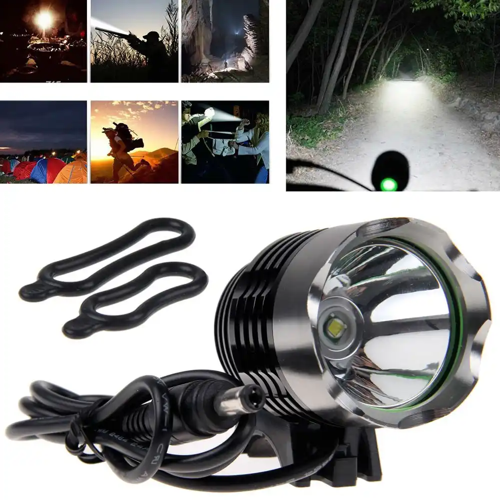 Outdoor 5 Led Bicycle Front Head light+Tail light Waterproof Lamp Flashlight SSC