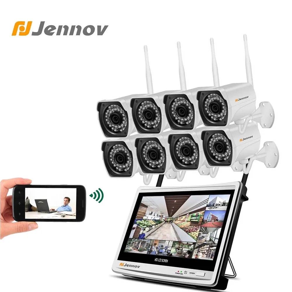 Jennov CCTV Camera System 2MP Video Surveillance IP 12inch Wireless Wifi NVR Wifi Outdoor Surveillance Camera NVR Kit CCTV Wifi
Jennov CCTV Camera System 2MP Video Surveillance IP 12inch Wireless Wifi NVR Wifi Outdoor Surveillance Camera NVR Kit CCTV Wifi