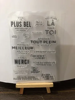 French Transparent Clear Silicone Stamp Seal DIY Scrapbooking photo Album Decorative Clear Stamp A0720
French Transparent Clear Silicone Stamp Seal DIY Scrapbooking photo Album Decorative Clear Stamp A0720