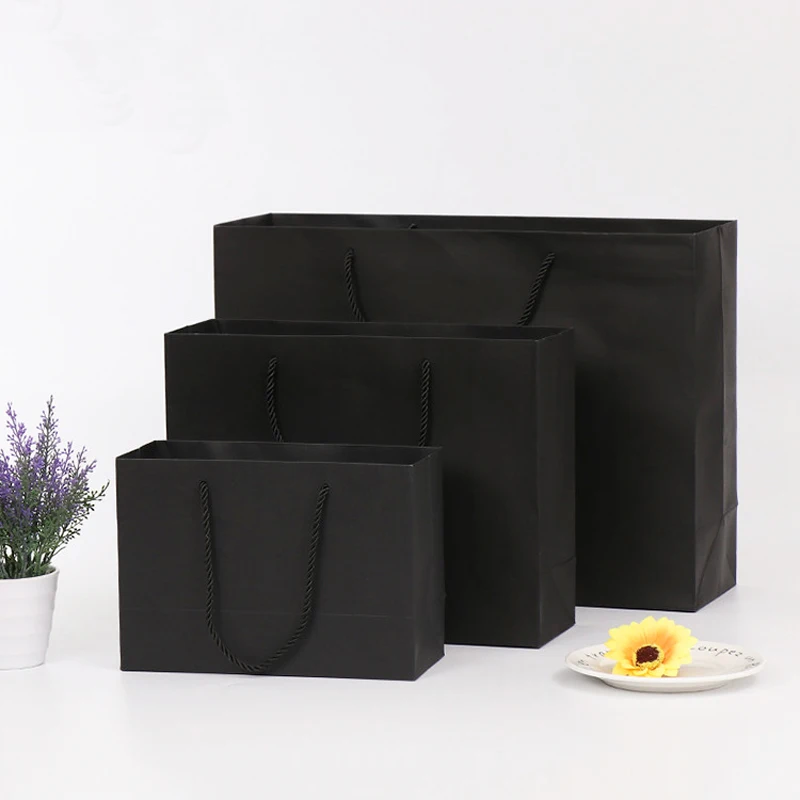 10pcs Black White Brown Wedding Gift Pouches Christmas Jewelry Boutique Shopping Packaging Paper Gift Bags With Handle Z432
10pcs Black White Brown Wedding Gift Pouches Christmas Jewelry Boutique Shopping Packaging Paper Gift Bags With Handle Z432