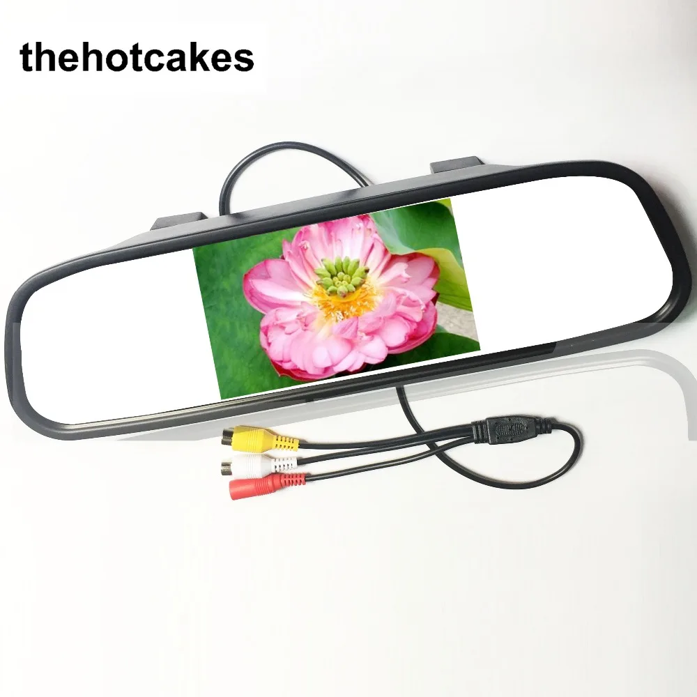 

thehotcakes 5" Digital Color TFT 800*480 LCD Car Mirror Monitor 2 Video Input For Rear view Camera Parking Assistance System