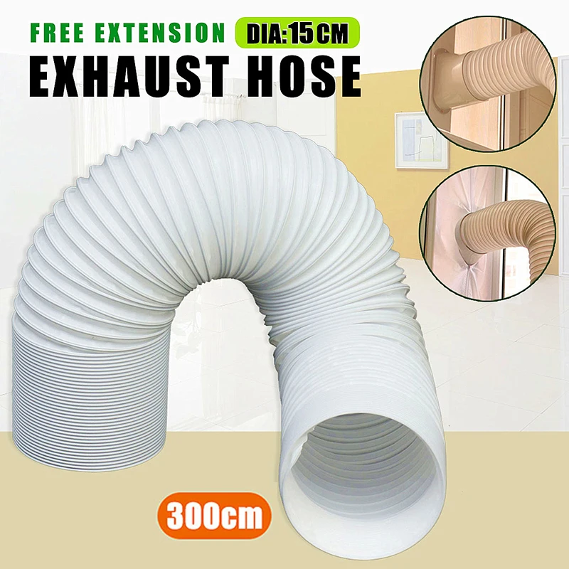Parts Exhaust Hose Duct Replacement Vent 3Meters Pipe Removable Air Conditioner White Useful Durable Convenient
Parts Exhaust Hose Duct Replacement Vent 3Meters Pipe Removable Air Conditioner White Useful Durable Convenient