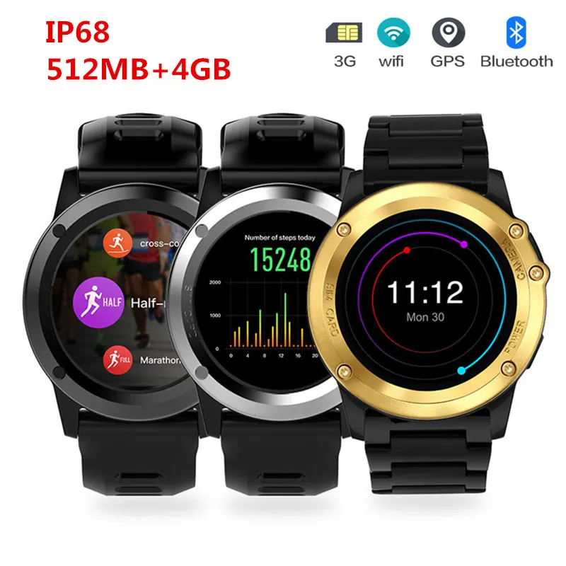 GOLDENSPIKE H1 Waterproof IP68 Smart Sport Watch Bluetooth Smartwatch with Camera Support GPS/ WIFI Heart Rate monitor Pedometer
GOLDENSPIKE H1 Waterproof IP68 Smart Sport Watch Bluetooth Smartwatch with Camera Support GPS/ WIFI Heart Rate monitor Pedometer