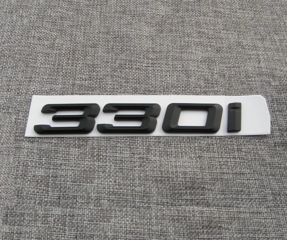 Black ABS Number Letters Word Car Trunk Badge Emblem Letter Decal Sticker for BMW 3 Series 330i
Black ABS Number Letters Word Car Trunk Badge Emblem Letter Decal Sticker for BMW 3 Series 330i