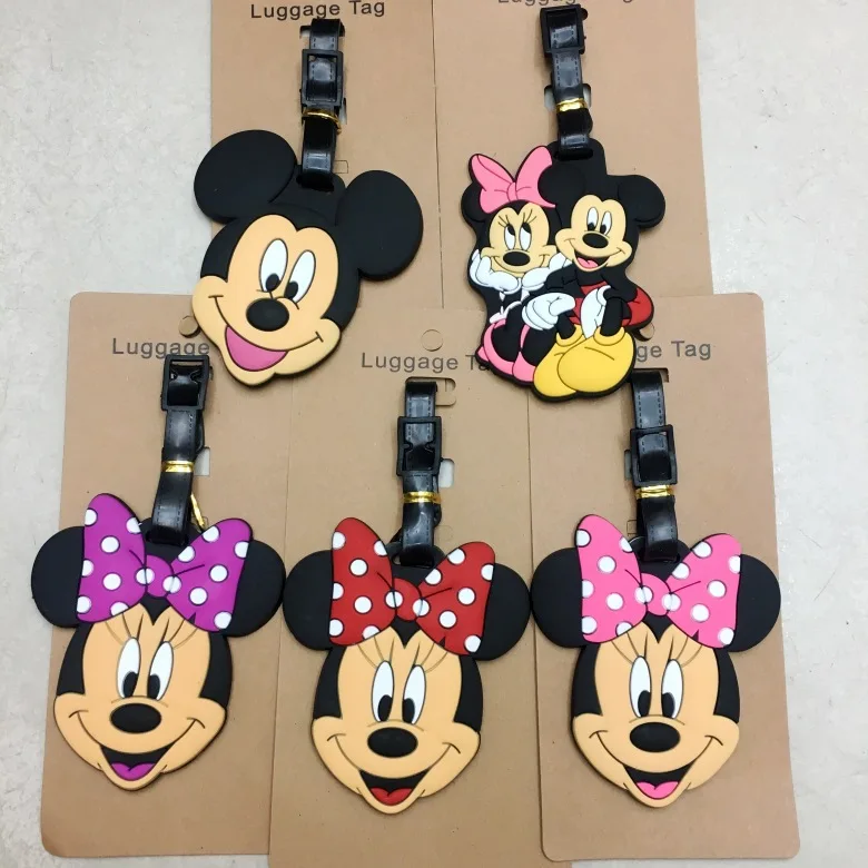 Disney cartoon Mickey Mouse travel luggage tag Minnie Suitcase ID Addres Holder Baggage Boarding Tags portable label
Disney cartoon Mickey Mouse travel luggage tag Minnie Suitcase ID Addres Holder Baggage Boarding Tags portable label