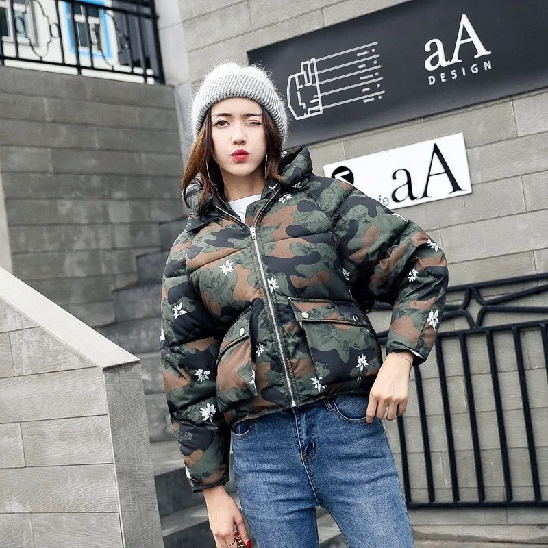 Winter Fashion Women Jackets Short Cute Cotton Padded Pink Camo Black White Coats Causual Warm Hoodies Loose Padded Parkas
Winter Fashion Women Jackets Short Cute Cotton Padded Pink Camo Black White Coats Causual Warm Hoodies Loose Padded Parkas