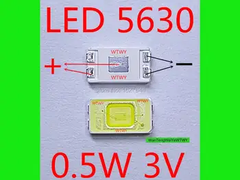 1000pcs COREACH LED Backlight TV 5630 High Power 0.5W 3V LED 5630 LED Backlight Cool white For LED LCD TV Backlight Application
1000pcs COREACH LED Backlight TV 5630 High Power 0.5W 3V LED 5630 LED Backlight Cool white For LED LCD TV Backlight Application