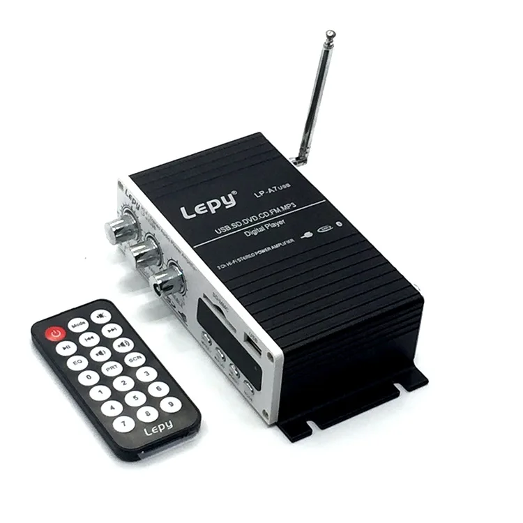 Усилители мощности Bluetooth Lepy LP A7USB с питанием 12 В 3 А и аудиокабелем