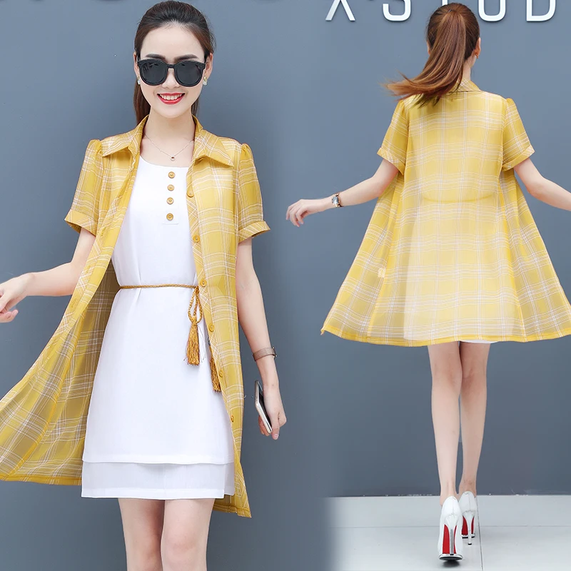S-2xl Sleeveless Fringed Waistband Dress And Long Single-breasted Short-sleeved Cardigan 2 Piece Set Women White Chiffon Dresses
S-2xl Sleeveless Fringed Waistband Dress And Long Single-breasted Short-sleeved Cardigan 2 Piece Set Women White Chiffon Dresses