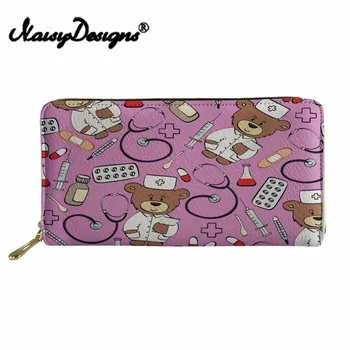 Women Wallets Long Kiple Mujer Wallet Kawaii Bag Cartoon Bear Nurse Print Coin Purse Girls Female Wallet With Hand Strap Clutch
Women Wallets Long Kiple Mujer Wallet Kawaii Bag Cartoon Bear Nurse Print Coin Purse Girls Female Wallet With Hand Strap Clutch