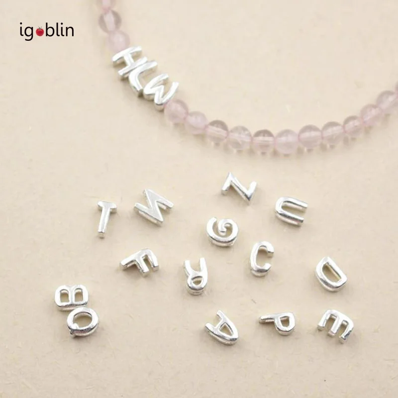 S925 100% Pure Silver DIY Handmade Bracelet Jewelry Necessary Material English Character Hole Letter Separate Divide Bead i001G
S925 100% Pure Silver DIY Handmade Bracelet Jewelry Necessary Material English Character Hole Letter Separate Divide Bead i001G